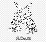 Pokemon Alakazam Coloring Pages Arcanine Colouring Pngfind sketch template
