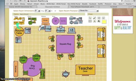 classroom layout youtube