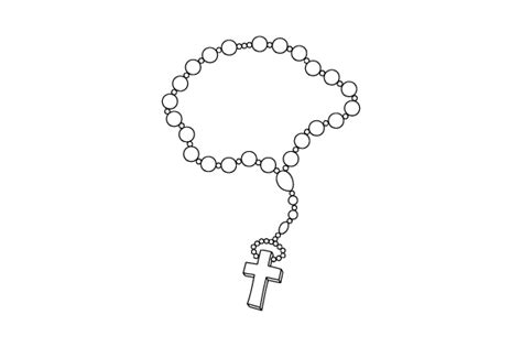 rosary coloring pages  children