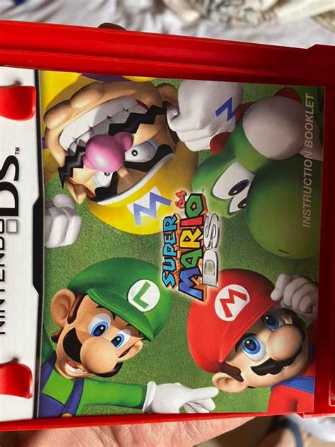 Súper Mario 64 Nintendo Ds Roja Variante Caja Roja 3ds Mercadolibre
