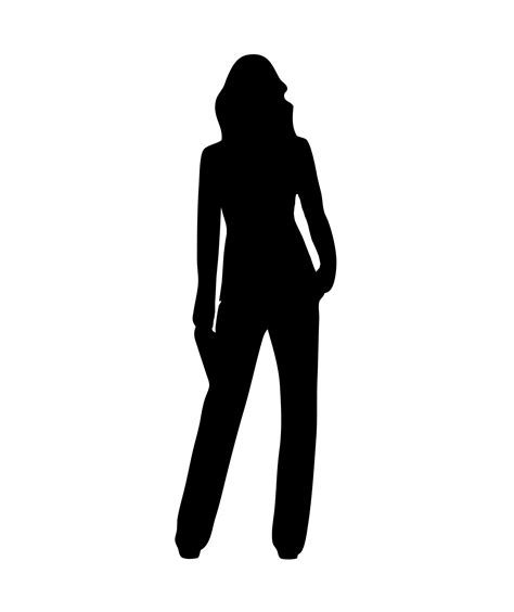 woman silhouette  stock photo public domain pictures