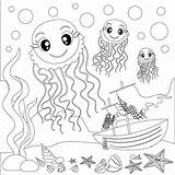 Coloring Pages Sea Creatures Kids Marine Life Themed 30seconds Fish Sharks Dolphins Mom Other Tip Print sketch template