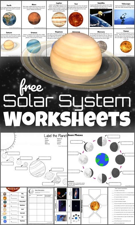 solar system worksheets