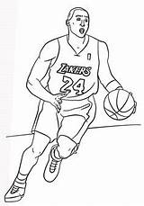 Messi Kobe Bryant Dunk Slam Lionel sketch template