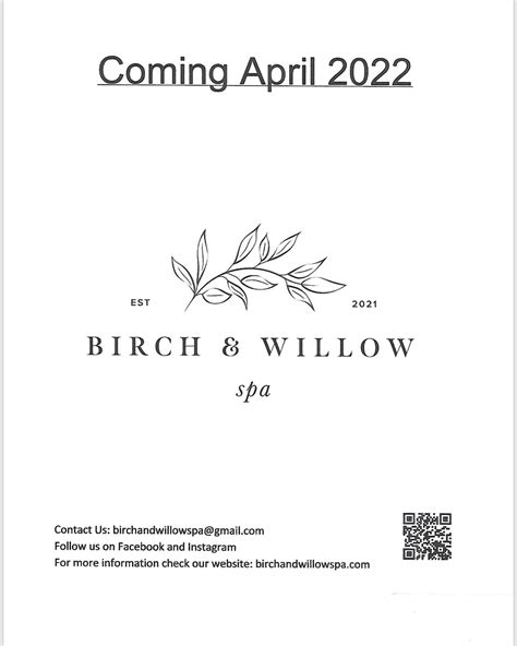 exciting     birch willow spa