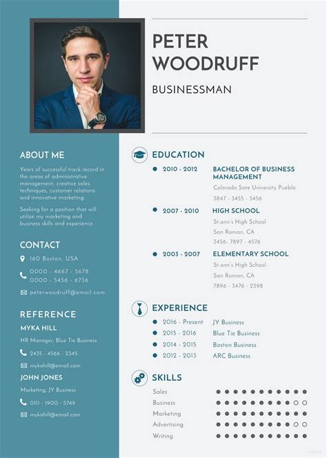 cv templates  pages browntews