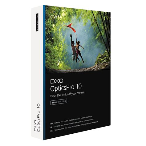 dxo opticspro  elite edition dvd  bh photo video