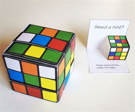 paper rubiks cube  behance