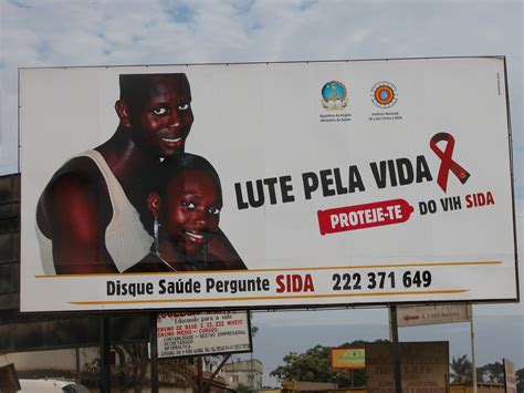safe sex billboard in luanda angola irin