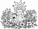 Morty Pages Coloriage Ausmalbilder Colorare Gothic Intergalactic Raskrasil Xcolorings sketch template