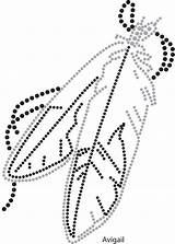 Beading Native Beadwork Indian Glittermotifs Barrette sketch template