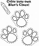 Blues Coloring Clues Pages Blue Clipart Color Popular Face Library Coloringhome sketch template