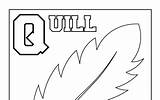 Quill sketch template