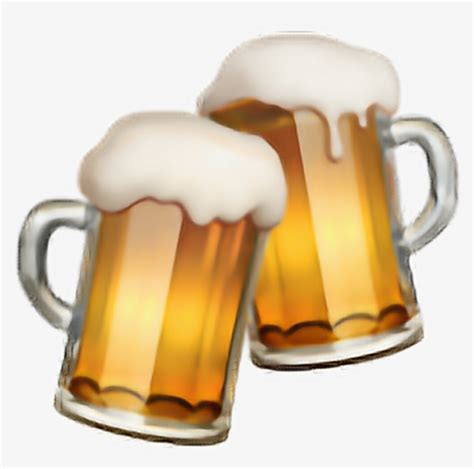 beer emoji google apple transparent png     nicepng