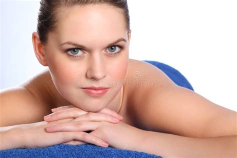 Woman In Health Spa For Beauty Pamper Treatment Stock Image Image Of