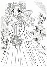 Coloring Pages Shoujo Japanese Mama Mia Princess Picasa Web Book Blank Albums Manga Adult Chibi sketch template