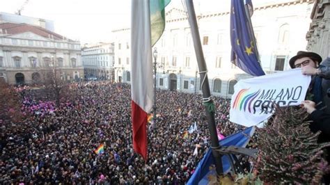 Italy Same Sex Marriage Rallies Held Across Country Bbc News