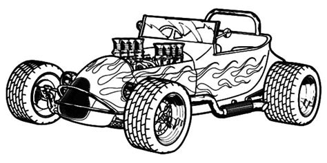 hot rod coloring pages coloring pages