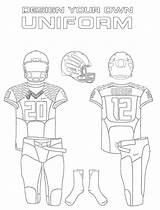 Beckham Coloring Odell Jr Uniform Downloadable Sketchite Via sketch template
