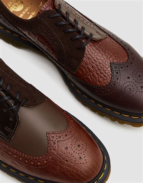 dr martens engineered garments  brogue shoe  brown dress shoes men brogue shoes