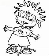 Chuckie Rugrats sketch template