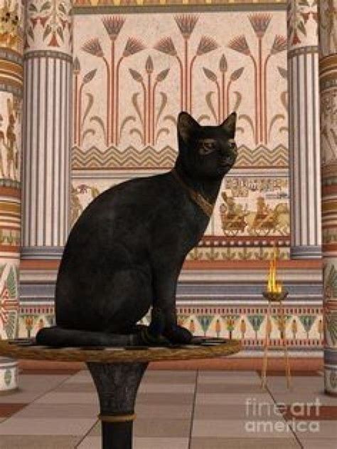 The Lore Of The Black Cat Egyptian Cat Goddess Egyptian Goddess Art