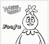 Gabba Foofa sketch template