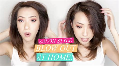 salon style blow   home youtube