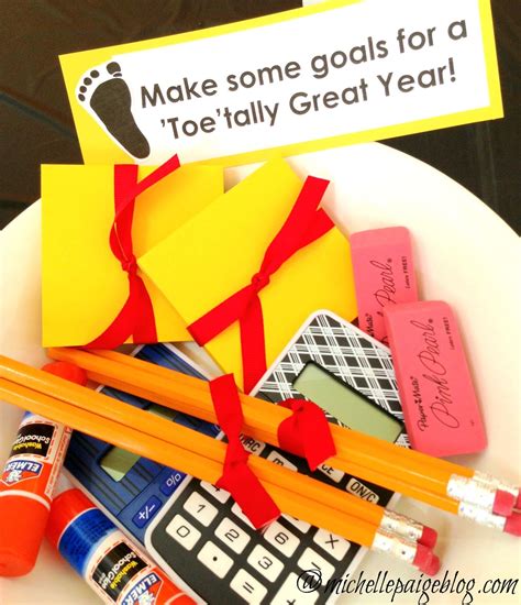 michelle paige blogs foot themed back to school party