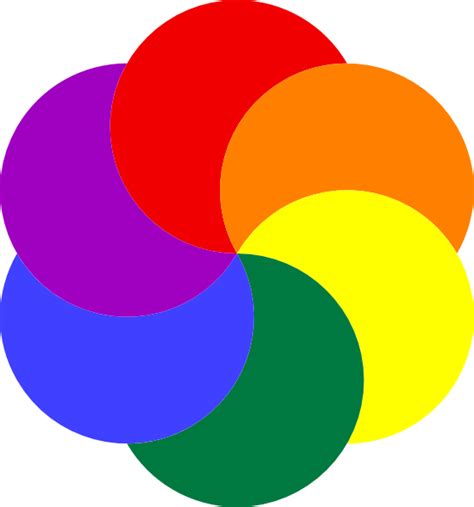 rainbow  colors clip art  clkercom vector clip art