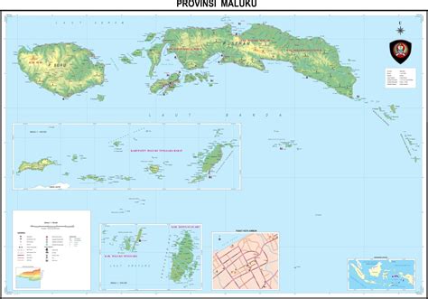 amazing indonesia maluku province map