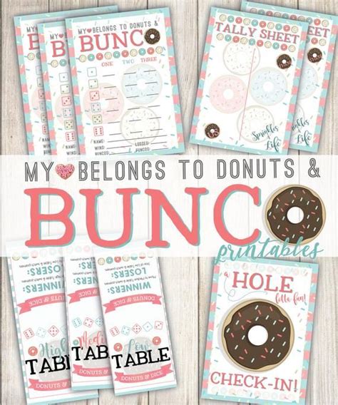 host  bunco party  style  matching score cards table tally