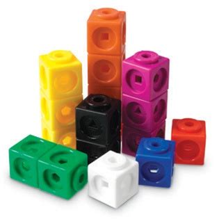 interlocking math cubes