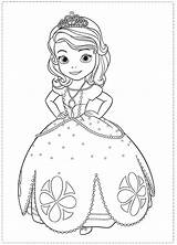 Sofia First Coloring Pages Print Episodes Color sketch template