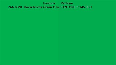 pantone hexachrome green   pantone p    side  side comparison
