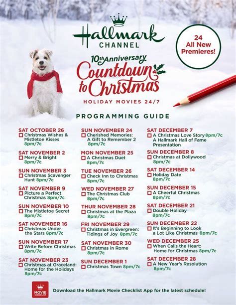hallmark christmas movies how to watch every single one in 2019