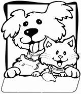 Dog Baby Pages Coloring Getcolorings Cute sketch template