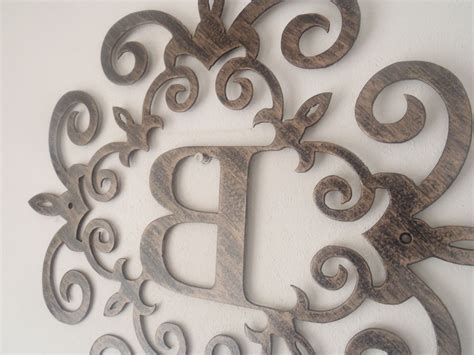 decorative metal letters wall art