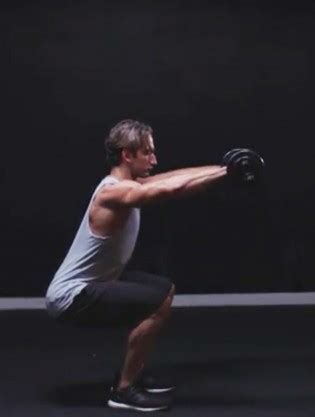 dumbbell squat front raise video  proper form  tips  muscle fitness