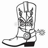 Cowboy Embroidery Cowgirl Botte Bottes Spurs Coloriage Clipartmag Trib Vectorified Getdrawings Meilleures Coloringideas sketch template