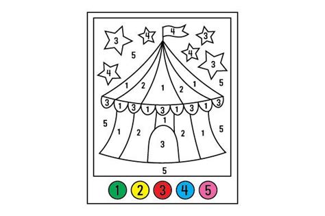 tent coloring page