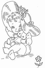 Embroidery Patterns Baby Hand Vintage Coloring Designs Flickr Pages Machine Nursery Quilt Transfers Drawing Babies Stitch Cross Japanese Quilts Easy sketch template