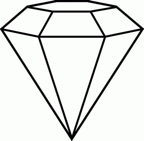 diamond shape coloring page coloring home