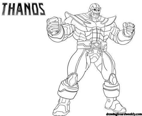 fortnite coloring pages thanos drawing board weekly