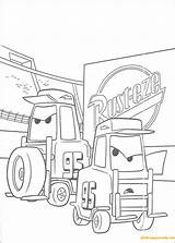 Pages Forklifts Coloring Cartoons sketch template