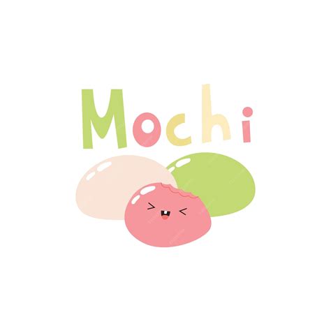 premium vector cute characters dessert mochi design   business