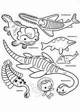 Octonauts Coloring Pages Printable Sea Creatures Sheets Barnacles Captain Different sketch template