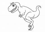 Tyrannosaurus Rex Coloring Kids Print Freecoloringpages Via sketch template