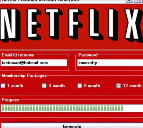 Free Netflix Account Email And Password Hack Generator в 2021 г