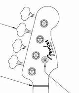 Headstock Clueless sketch template